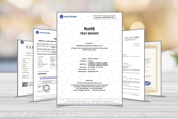 Wireless Monitor and Camera For Van Certifications