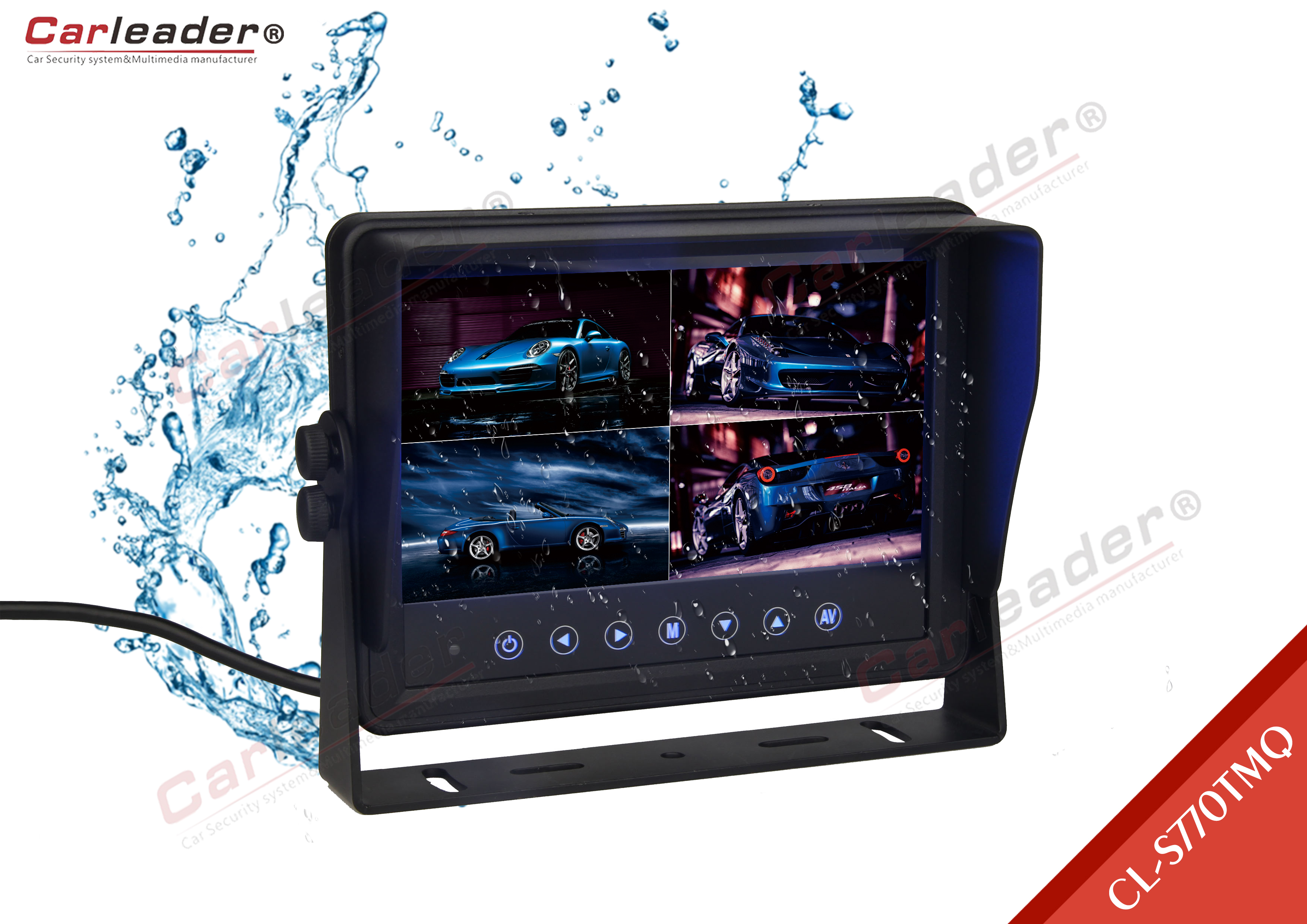 Waterproof IP69K Test For Car Monitors