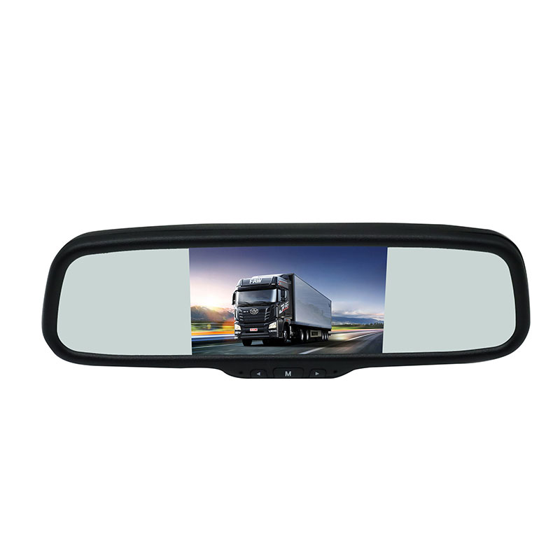 5 inch Car Rear View Mirror Monitor with Clip on Bracket