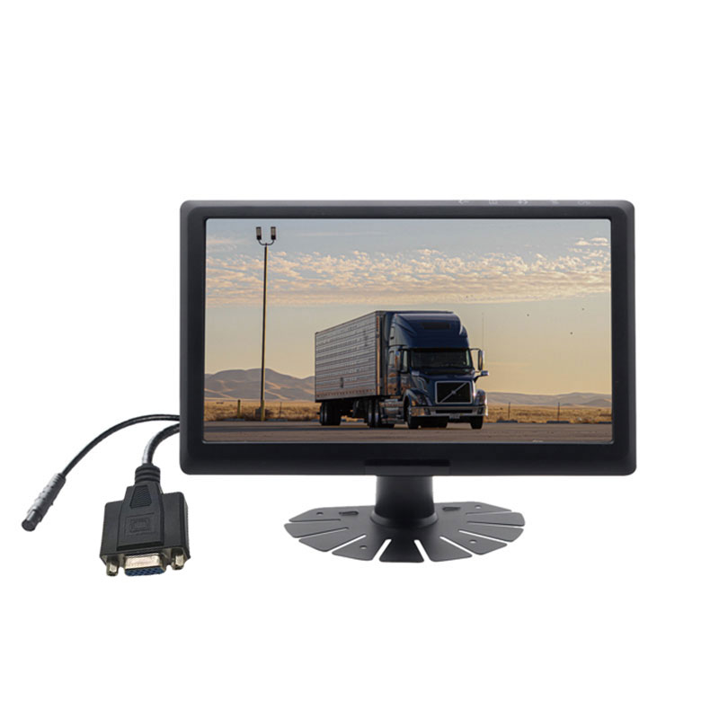 9 Inch IPS Screen Car Monitor Support CVBS,HD,VGA