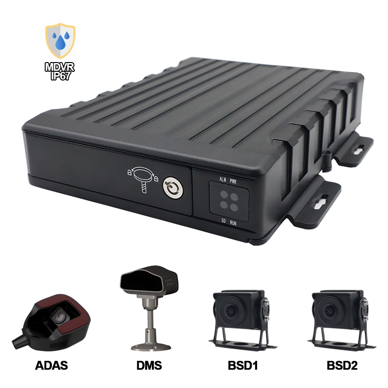 Carleader 4CH IP67 Waterproof AI SD Mobile DVR Support ADAS+DMS+BSD Carleader 4CH IP67 Waterproof AI SD Mobile DVR Support ADAS+DMS+BSD