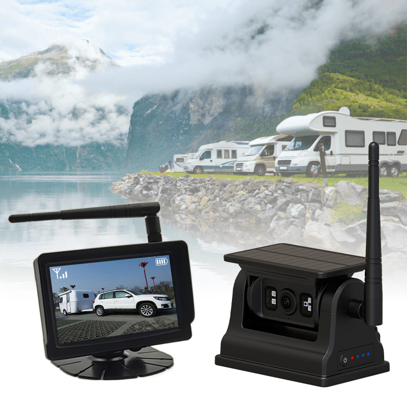 5 Inch Wireless Solar Powered Rechargeable Magnetic Vehicle Camera System---Your Best Partner for Safer Driving 5 Inch Wireless Solar Powered Rechargeable Magnetic Vehicle Camera System---Your Best Partner for Safer Driving