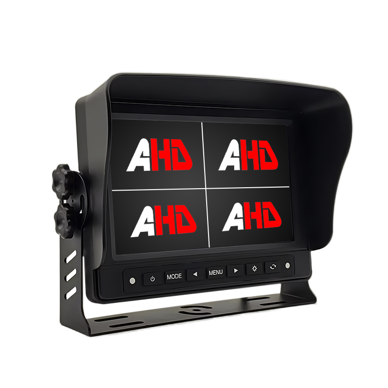 Carleader 7 Inch Waterproof Quad Split Display Heavy Duty Truck Monitor Carleader 7 Inch Waterproof Quad Split Display Heavy Duty Truck Monitor