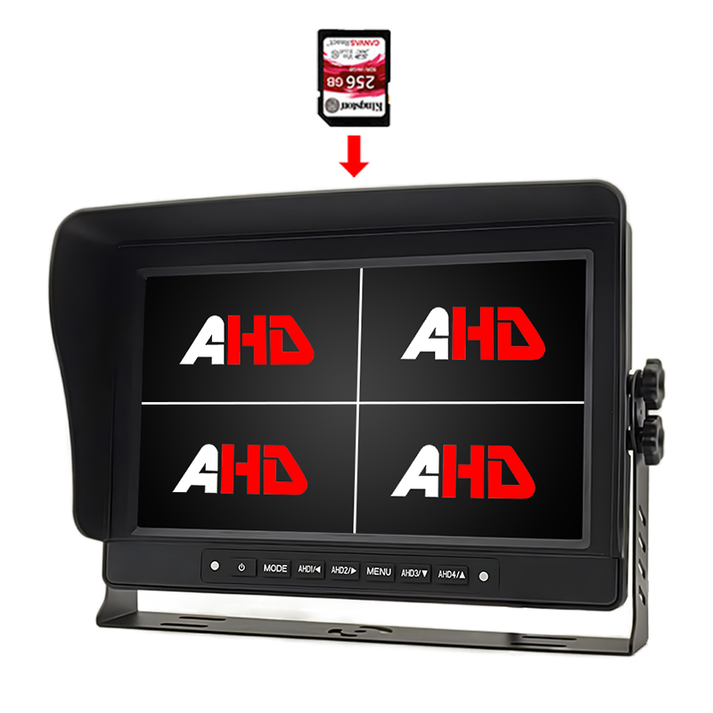 Carleader 10.1 Waterproof Quad View Display Video Recording AHD Monitor Carleader 10.1 Waterproof Quad View Display Video Recording AHD Monitor