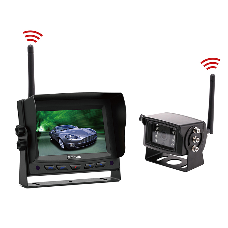 5 inch 2.4G Analogue wireless monitor and camera system