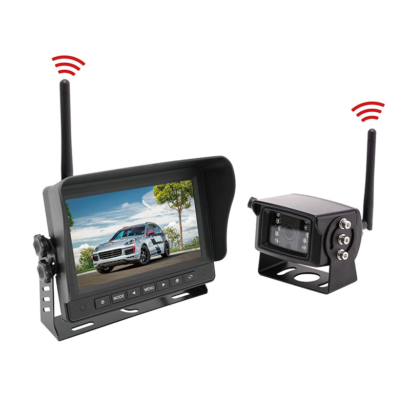 7 Inch 2.4GHZ Digital Wireless Rear View Camera System Kit