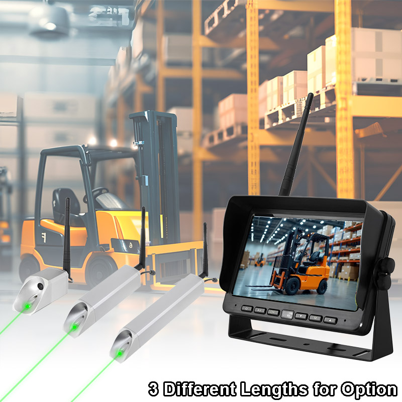 7 Inch Wireless Magnetic Camera System for Forklift 7 Inch Wireless Magnetic Camera System for Forklift