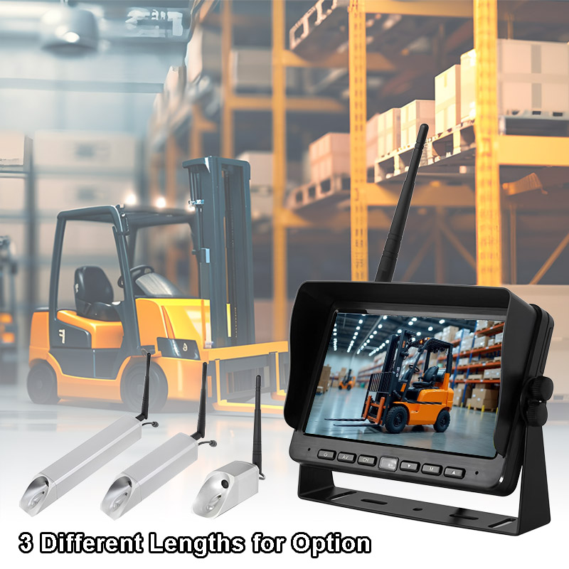 7 Inch Wireless Magnetic Camera System for Forklift 7 Inch Wireless Magnetic Camera System for Forklift